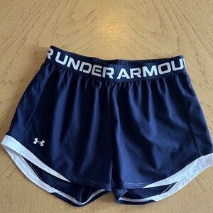 Under Armour Women's Dark Blue Athletic Shorts